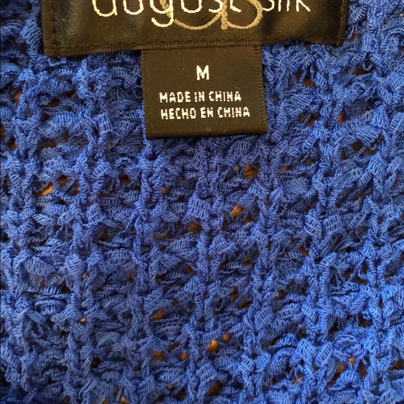 ⬇️$⬇️$ August Silk Knitted Top Size M - Picture 4 of 5